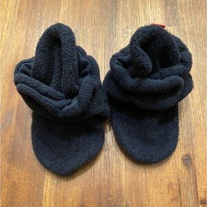 Zutano Unisex Fleece Baby Booties, 18M, Black